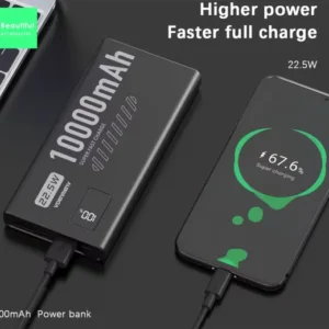 VDENMENV DP43 PD 22.5W QC3.0 10000mAh Power Bank Compact Portable Fast Charging